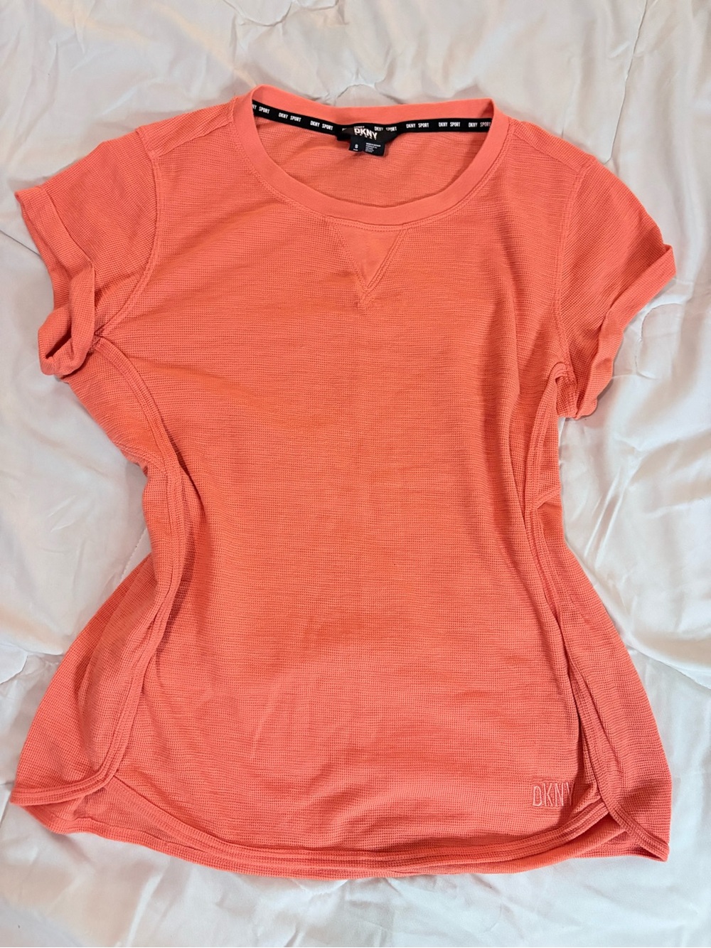 DKNY Coral Short Sleeve Crewneck Top